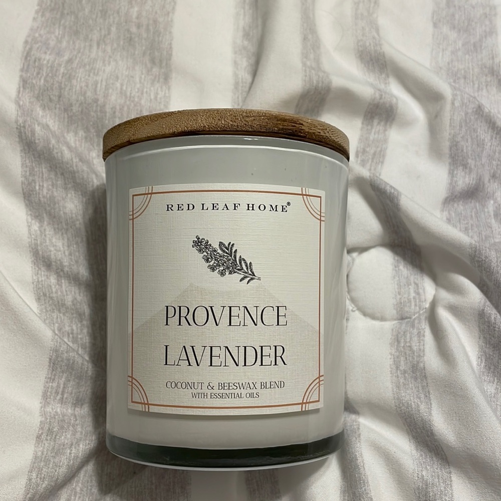 Red Leaf Home Lavender Scented Candle